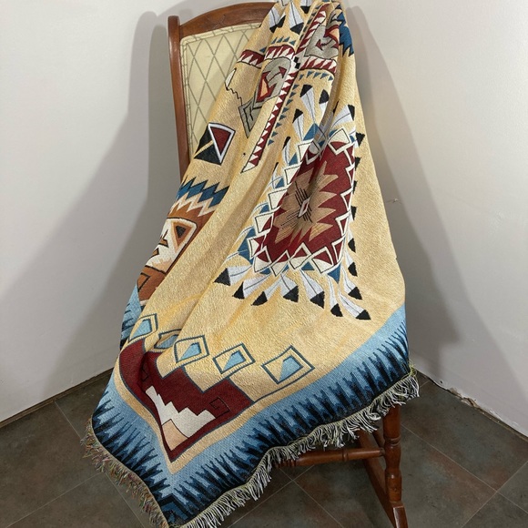 Other - NWOT Aztec Design Throw/Blanket 47”x62”
